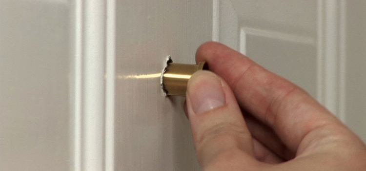 peephole door repair in Truckee