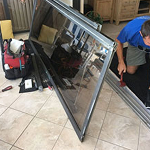 sliding glass door frame repair Truckee